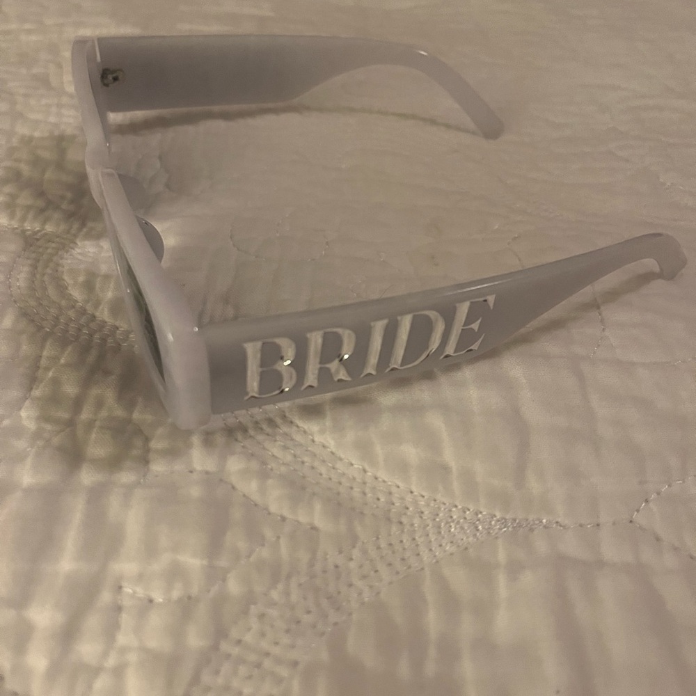 SOLD White Bride Sunglasses